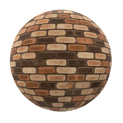 CGaxis-Textures Brick-Walls-Volume-09 brown brick wall (07) 