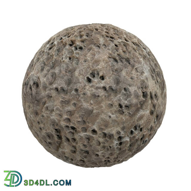 CGaxis-Textures Stones-Volume-01 brown rock with holes (01)