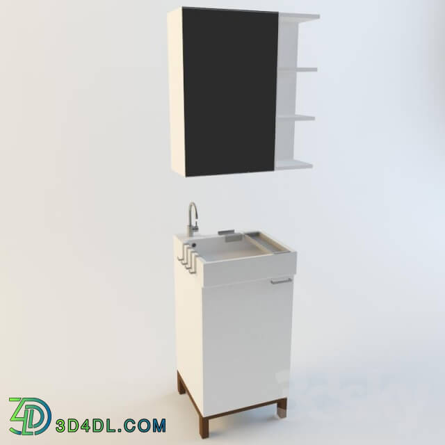 Bathroom furniture - The cupboard under the sink LILLONGEN