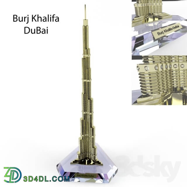 Other decorative objects - burj khalifa souvenir