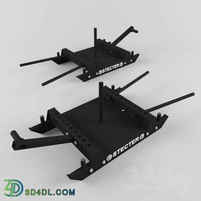 Sports - Training sledge H-shaped _set _Wheelbarrow__