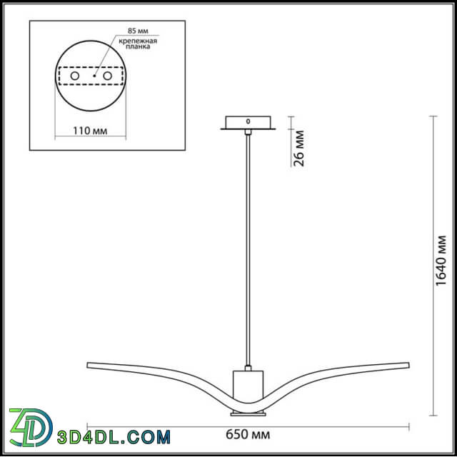 Ceiling light - Suspension ODEON LIGHT 3993 _ 1A_ 3993 _ 1B_ 3993 _ 1C_ 3994 _ 1A_ 3994 _ 1B_ 3994 _ 1C VOLO