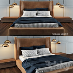 Bed - Flexform bed MIDNIGHT 