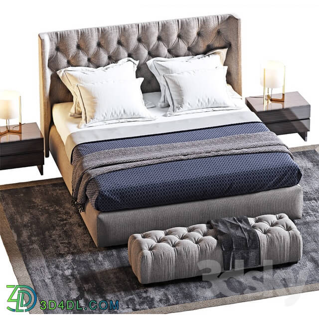 Bed - MERIDIANI TURMAN LOW