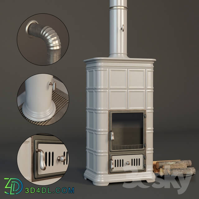 Fireplace - Tiled stove