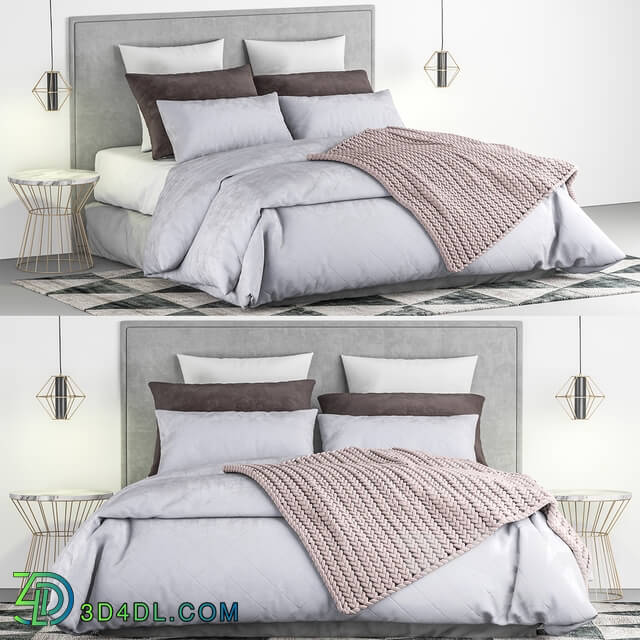 Bed - Bed and bed sheet set 1