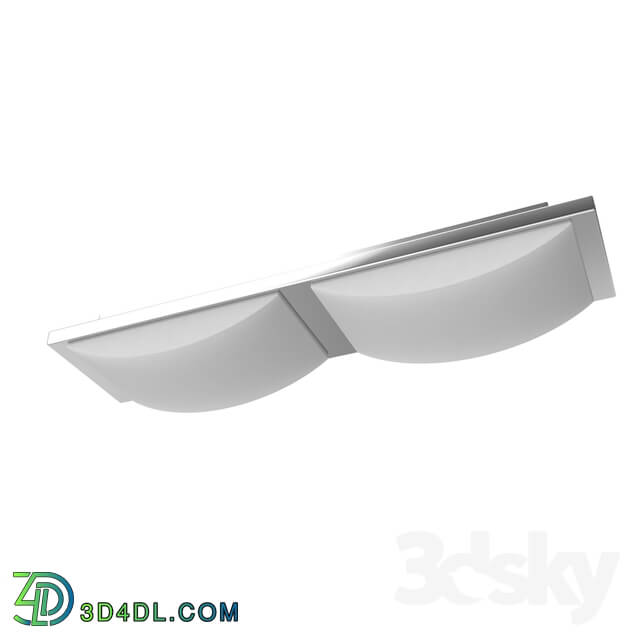 Spot light - 94882 LED Wall-Ceiling Lamp WASAO 1_ 2х5_4W _LED__ 420х105_ IP44_ steel_ chrome