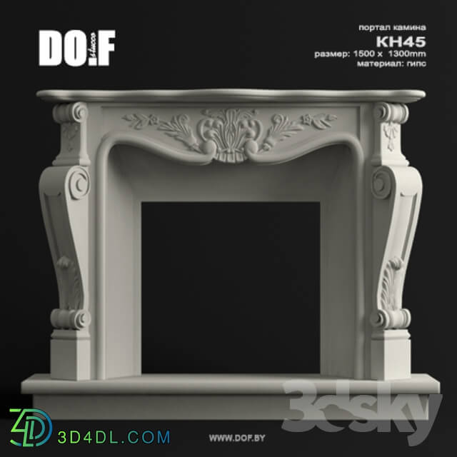 Fireplace - OM KH45_1500_1300_DOF