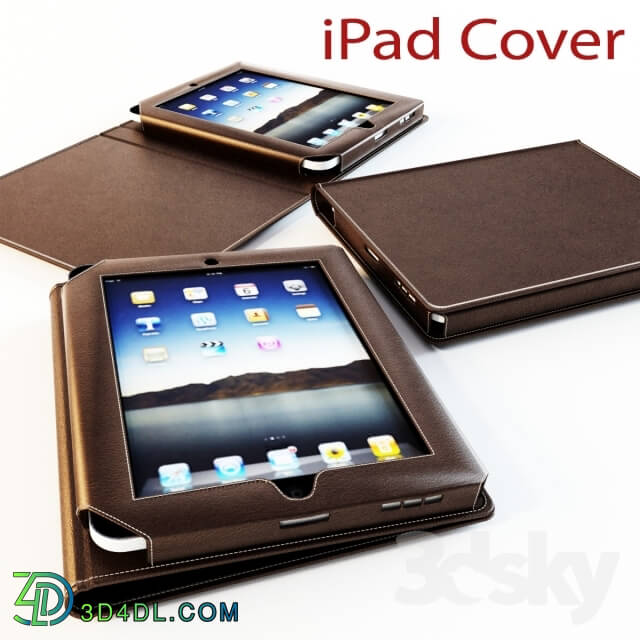 PCs _ Other electrics - Leather cover for iPad