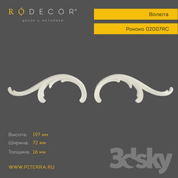 Decorative plaster - Volyut RODECOR 02007RC 