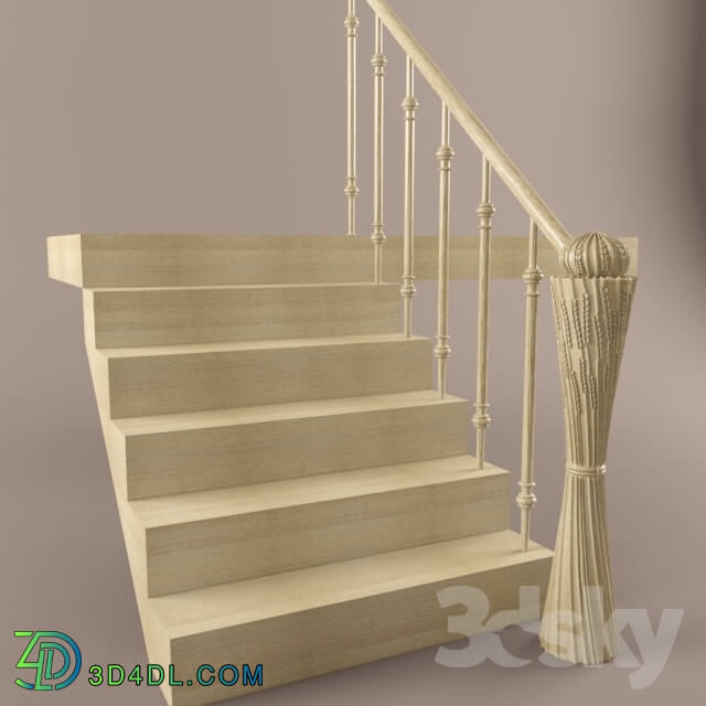 Staircase - post a ladder filar