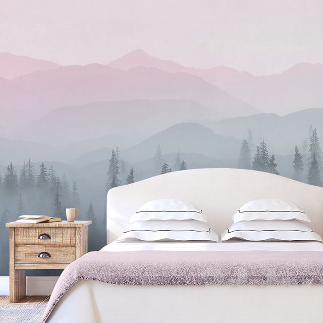 Wall covering - Creativille _ Wallpapers _ Forest mountains 5101