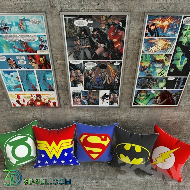 Miscellaneous - pillows DC COMICS