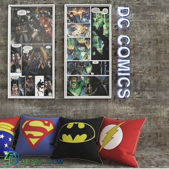 Miscellaneous - pillows DC COMICS