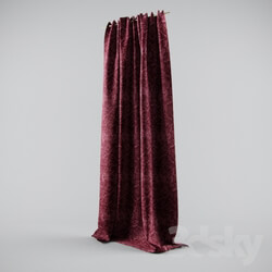 Curtain - curtain made of velvet 