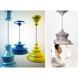 Ceiling light - Solid Spin Lamp2 