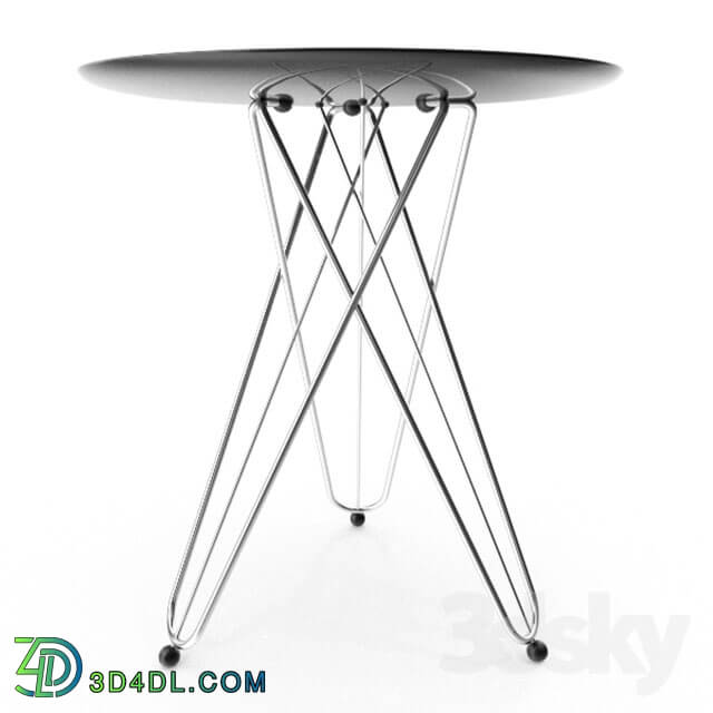 Table - Gueridon Wire Table