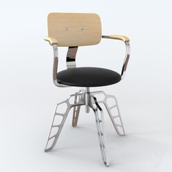 Chair - industrial swivel bar stools 