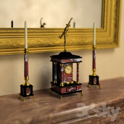 Other decorative objects - Kamin_clock 