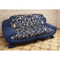 Sofa - Blue sofa 