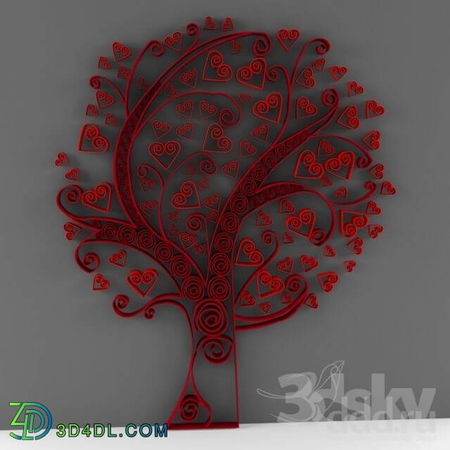 Other decorative objects - Quilling Tree