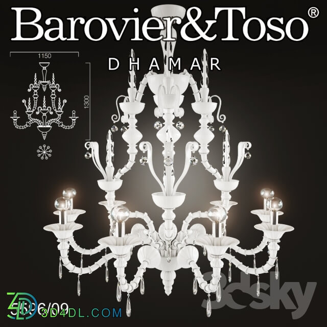 Ceiling light - Barovier and Toso - Dhamar 5596_09