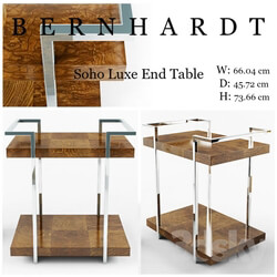 Table - BERNHARDT Soho Luxe End Table 