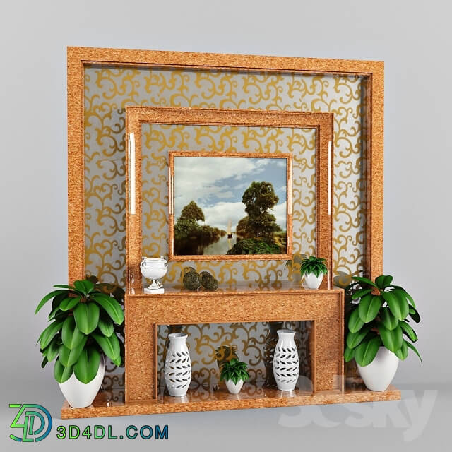 Other decorative objects - Wall panel with decor