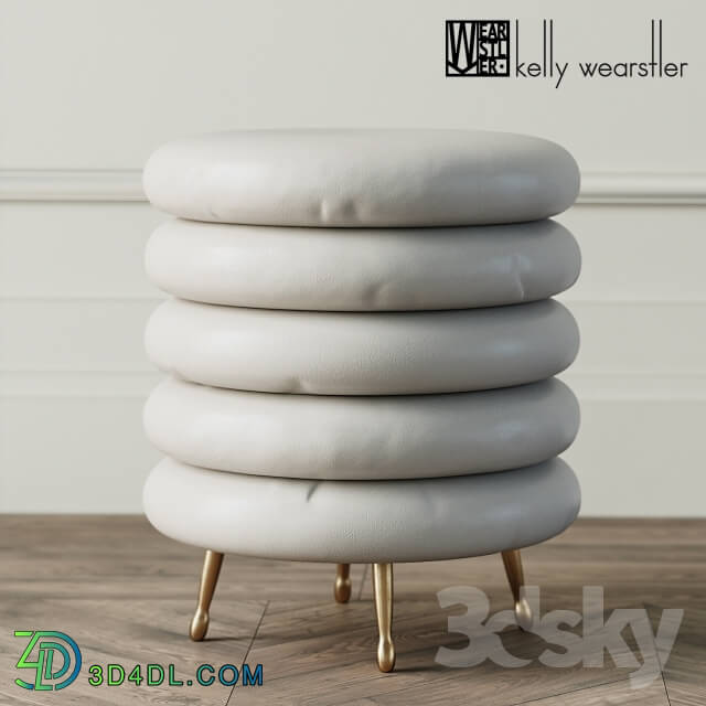 Other soft seating - LAUREL STOOL by Kelly Wearstler