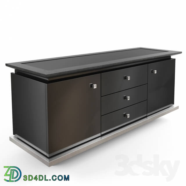 Sideboard _ Chest of drawer - Locker Blacky Lines