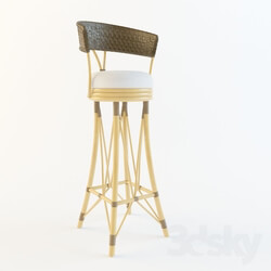 Chair - bar stool braided 