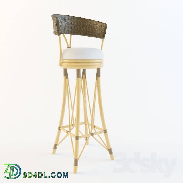 Chair - bar stool braided
