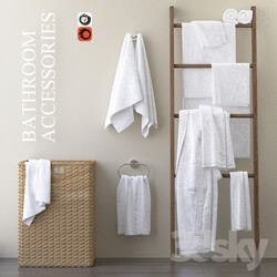 Bathroom accessories - A set of towels for the bathroom m30 