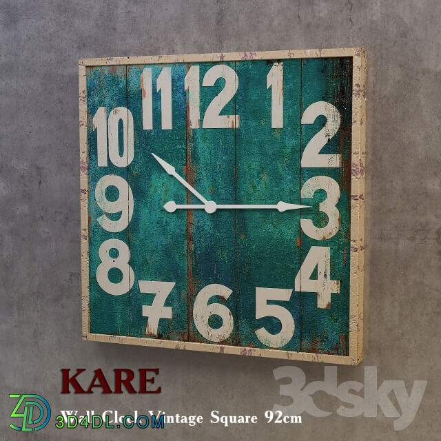 Other decorative objects - Kare Wall Clock