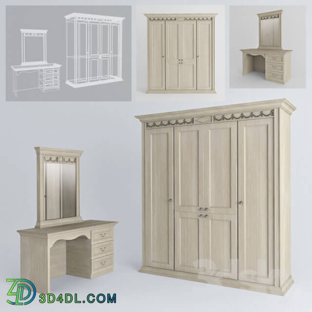 Wardrobe _ Display cabinets - spalniy garnitur2