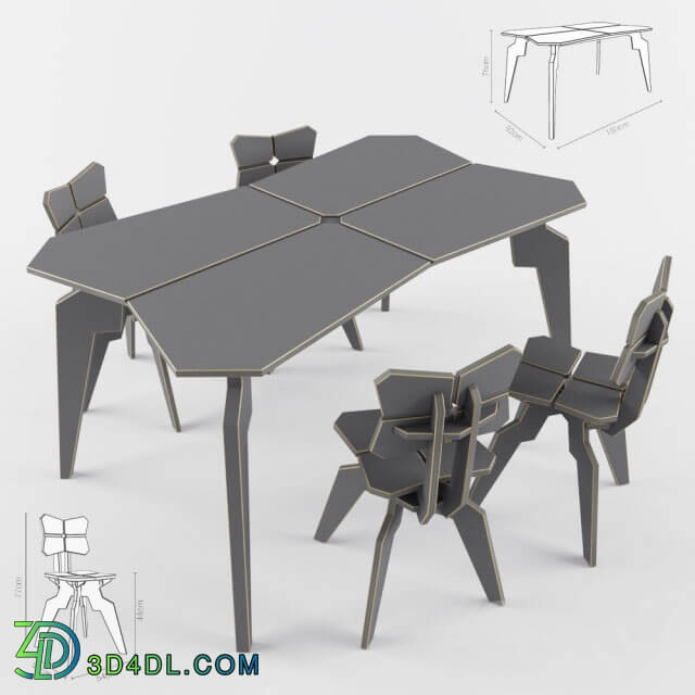 Table _ Chair - Splice Range _Table _ Chair_