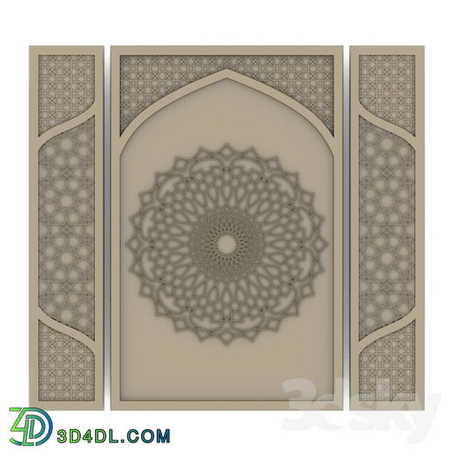 3D panel - Arab art-34