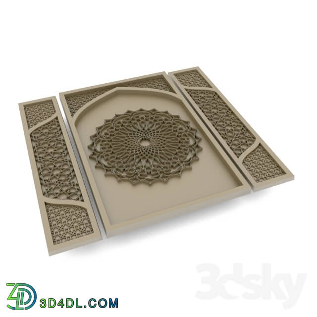 3D panel - Arab art-34