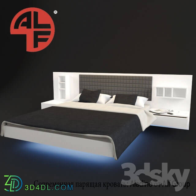 Bed - Modern floating bed