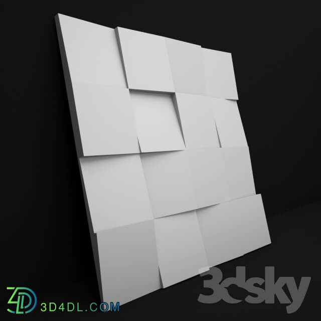 3D panel - 3D panel _quot_Quadro_quot_