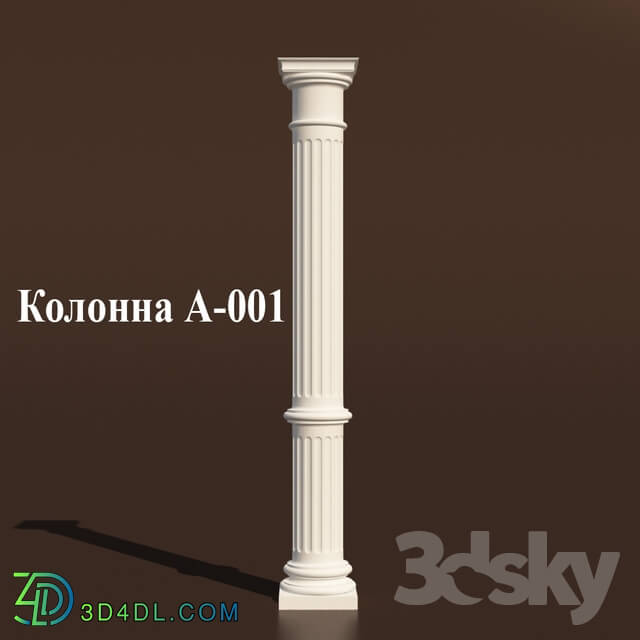 Decorative plaster - Kolonna klassicheskaya