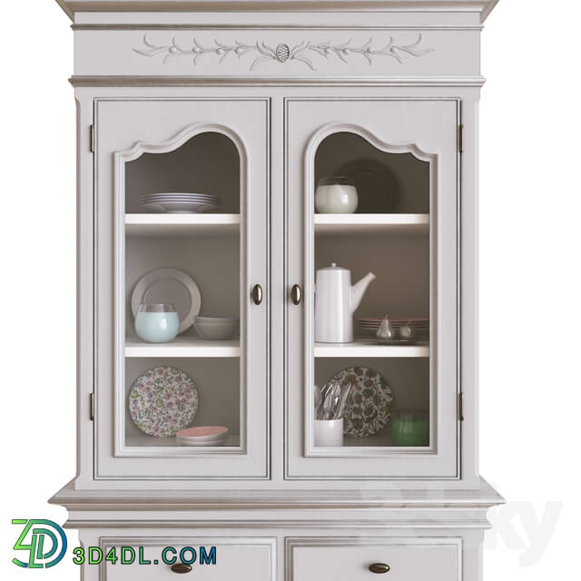 Wardrobe _ Display cabinets - White kitchen cupboard