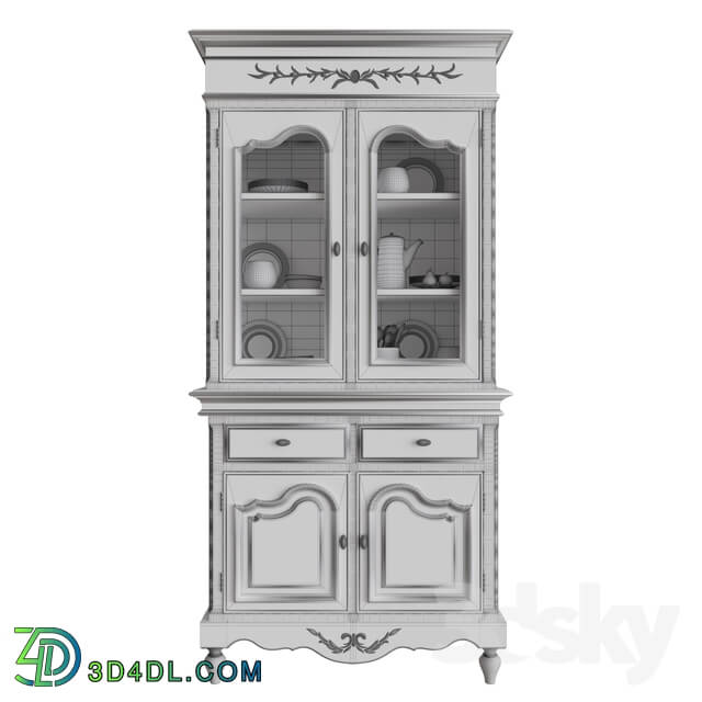 Wardrobe _ Display cabinets - White kitchen cupboard