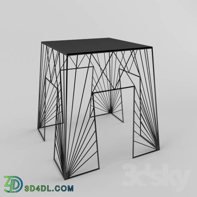 Table - BLACK STOOL