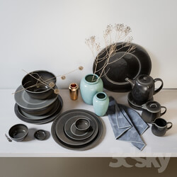 Tableware - Broste Copenhagen Nordic Coal Ceramics 