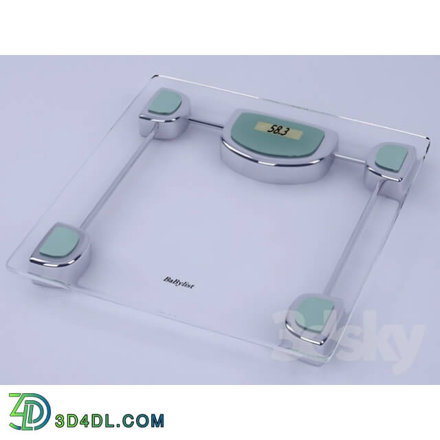 Bathroom accessories - Electronic scale