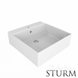 Wash basin - Sink laid STURM Step square 