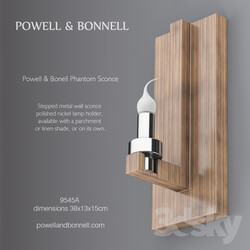 Wall light - Powell _amp_ Bonell Phantom Sconce 9545 