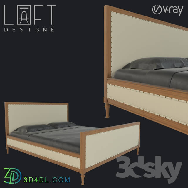 Bed - Bed LoftDesigne 4242 model