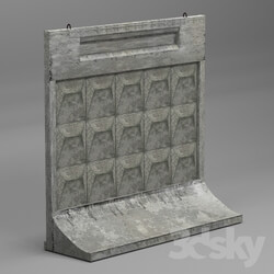 Other architectural elements - block wall 